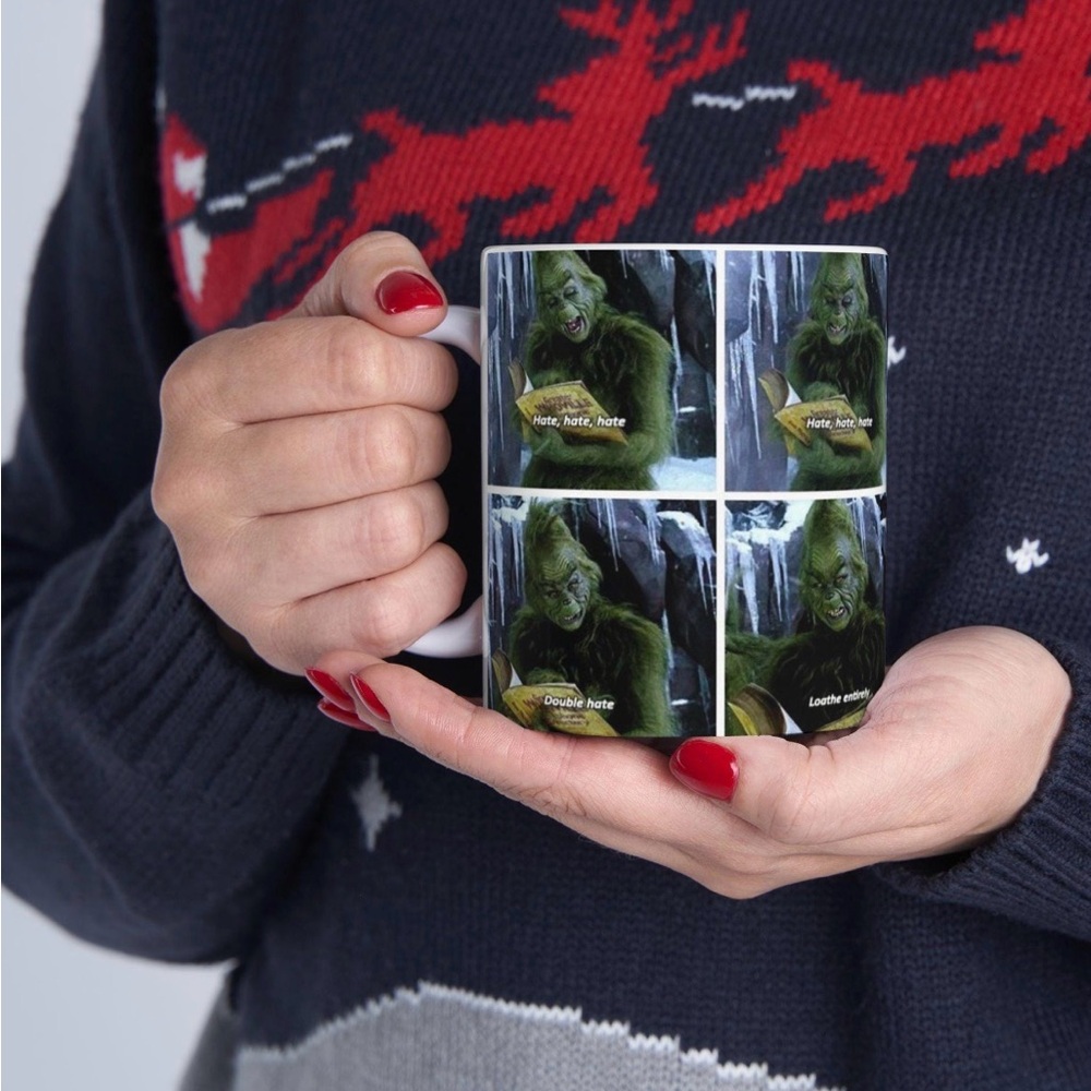 Grinch Themed Mug